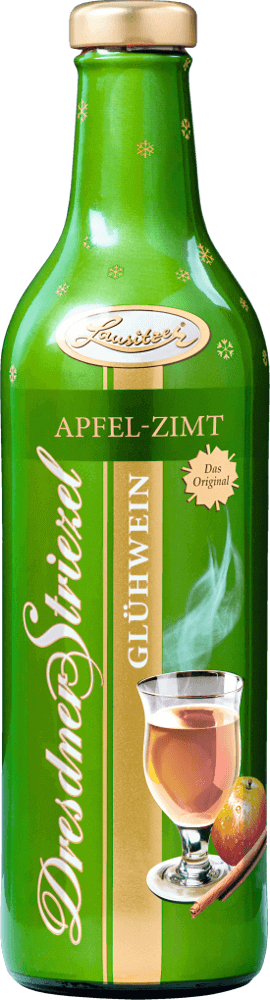 Vorschau: 9x Vorteils-Weinpaket Dresdner Striezel Glühwein Apfel Zimt - Lausitzer