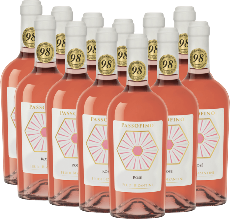 Passofino Rosé IGP - Feudi Bizantini - 12x fordelspakke
