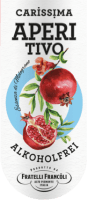 Vorschau: Carissima Aperitivo Granatapfel & Sauerkirsch alkoholfrei - Distillerie Francoli
