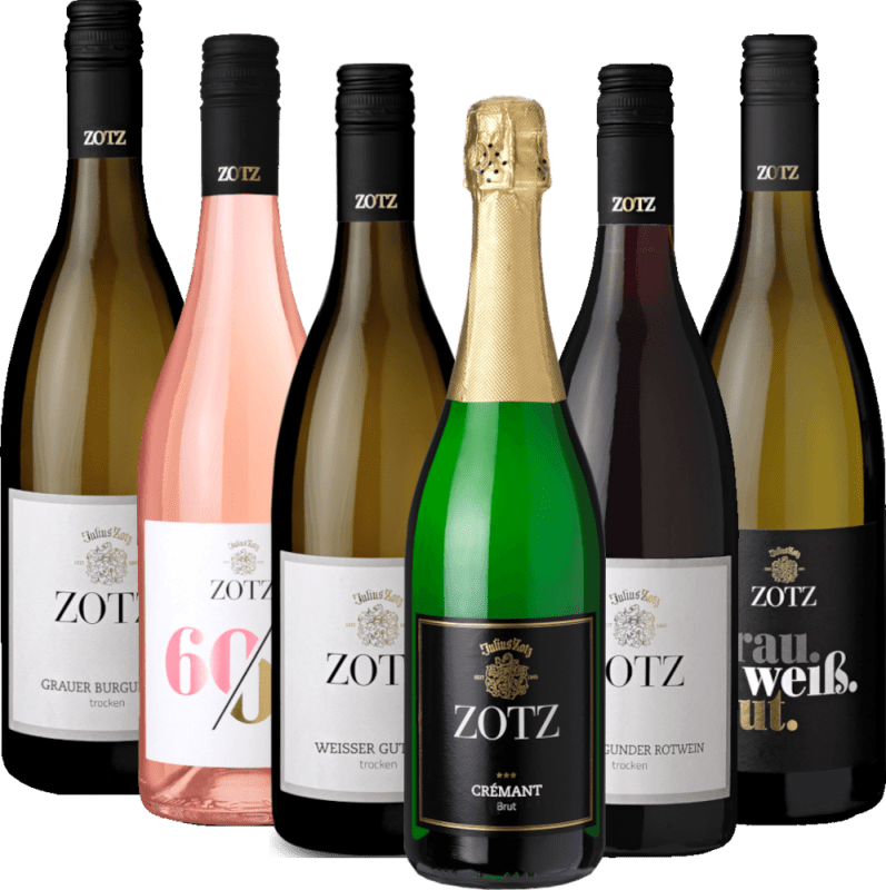 Badisk vinmangfold - 6x Zotz vingård prøvesæt