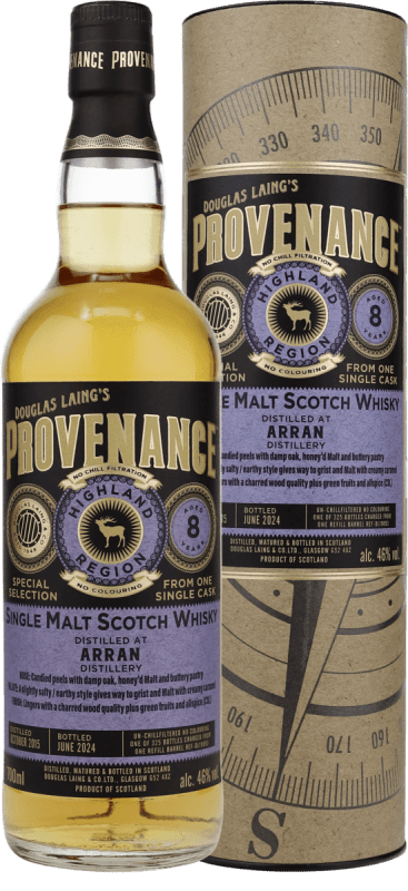 Arran 8 Years Old Provenance - Douglas Laing