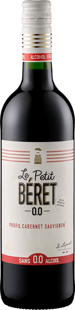 Vorschau: 6er Vorteils-Weinpaket - Le Petit Béret Rouge Intense Alkoholfrei - Le Petit Béret
