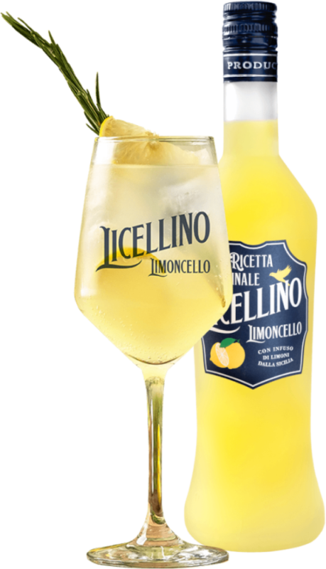 Limoncello inkl. glas - Licellino