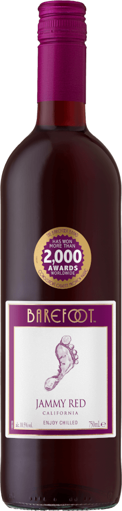Vorschau: 6er Vorteils-Weinpaket - Jammy Red - Barefoot