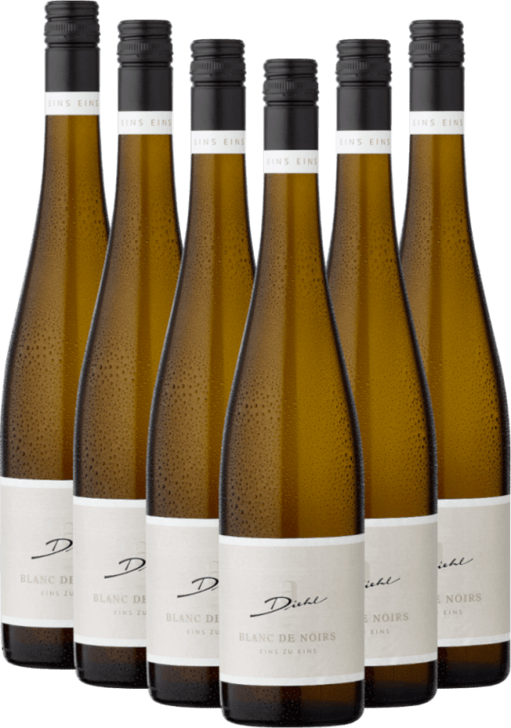 6er Vorteils-Weinpaket - Blanc de Noirs eins zu eins - A. Diehl