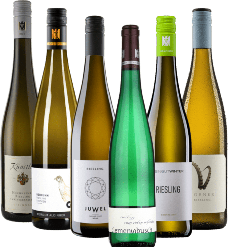 Rejsen med Riesling gennem Tyskland - 6x druesortspakke