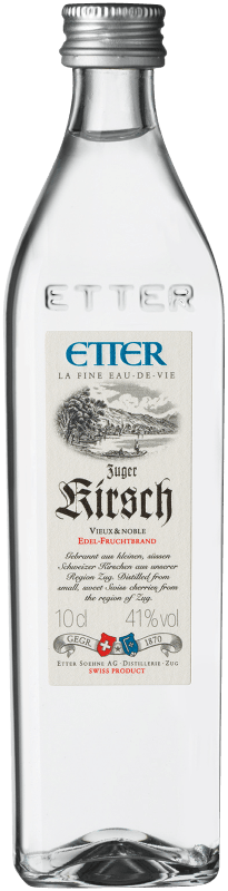 Zuger Kirsch Vieux & Noble Kirschwasser 0,1 l - Etter