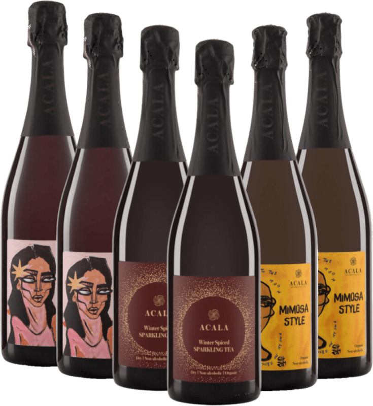 Sparkling Selection fra Acala - 6x prøvepakke