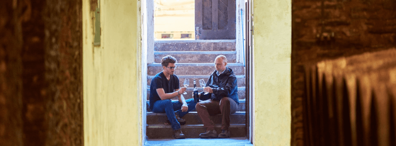 Karthaeuserhof vinkælder trapper prøve