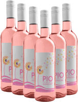 6x fordels-vinpakke PIO Weinschorle Rosé alkoholfri - P&P Weine