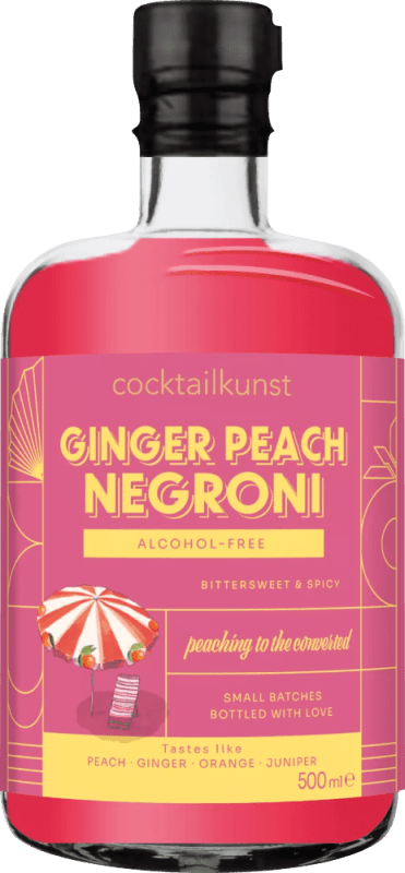 Ginger Peach Negroni alkoholfrei 0,5l - Cocktailkunst