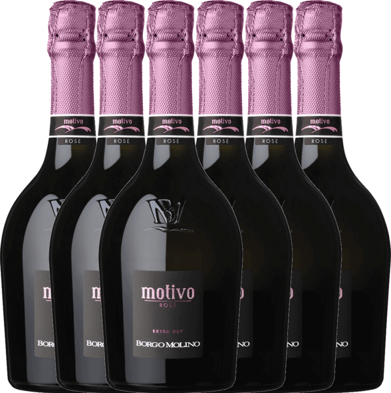 6er fordelagtigt vinpakke - Motivo Rosé extra dry - Borgo Molino