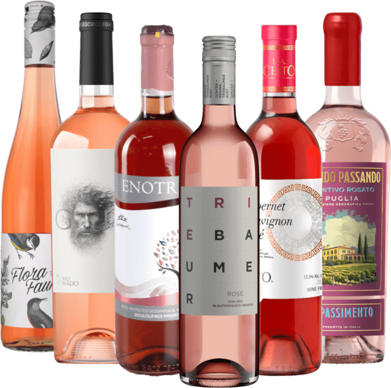 Rosé fra hele verden og i alle facetter - 6x introduktionspakke
