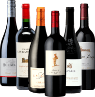 Fransk rødvinsrejse - 6-paknings smagsprøve