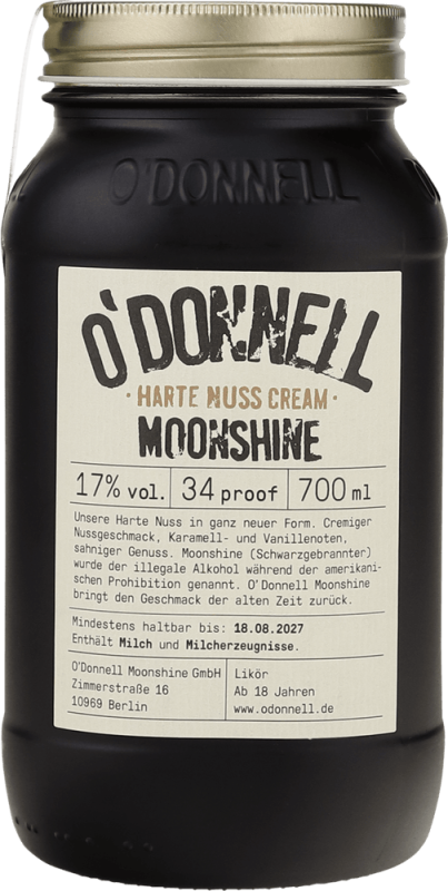 Harte Nuss Cream Likör - O'Donnell Moonshine