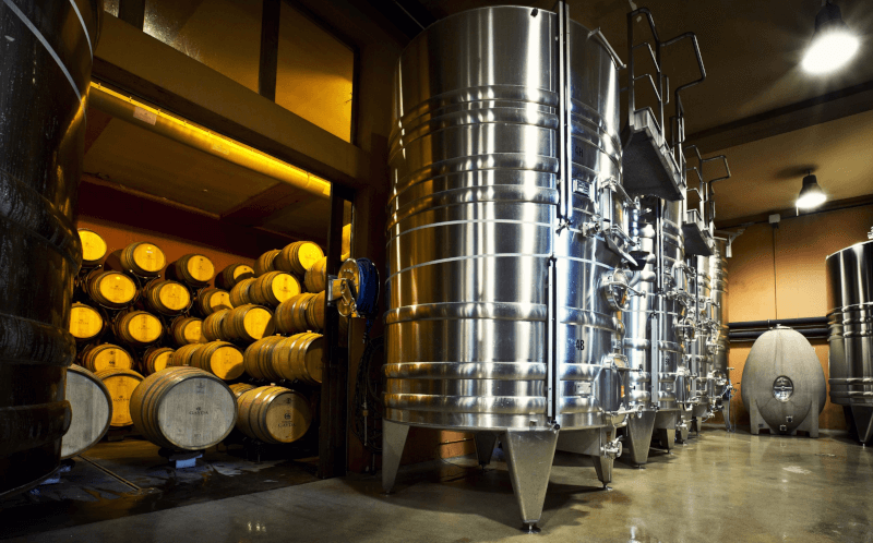 Domaine Gayda vinkælderen