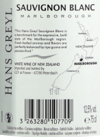 Vorschau: Sauvignon Blanc Marlborough - Hans Greyl