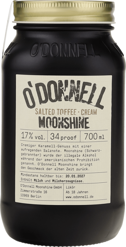 Salted Toffee Cream Likör - O'Donnell Moonshine
