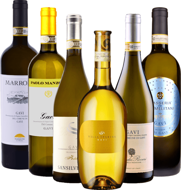 Oplev mangfoldigheden i Gavi di Gavi - 6x smagningspakke